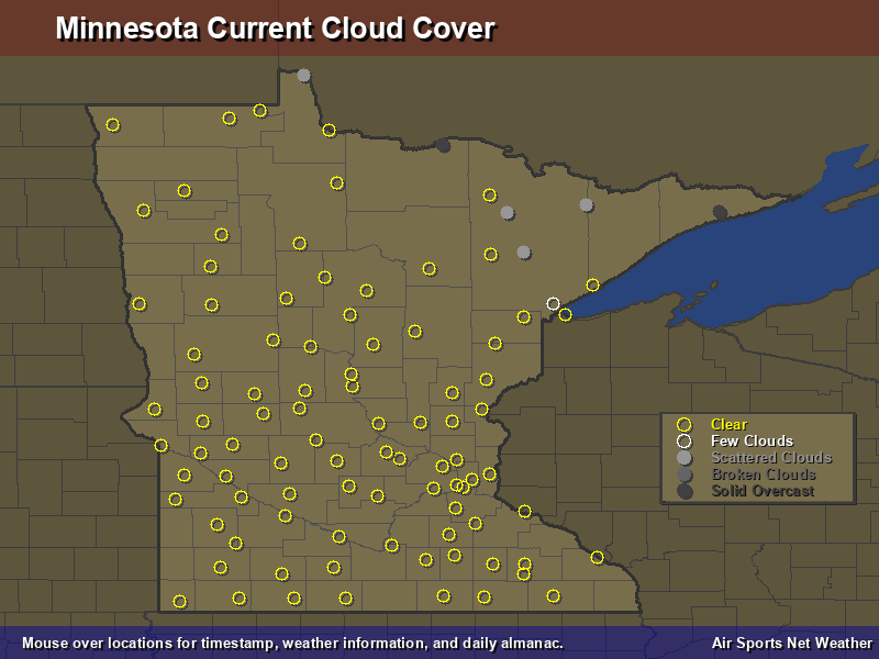 Current Cloud Cover Map Minnesota Cloud Cover Map - Air Sports Net