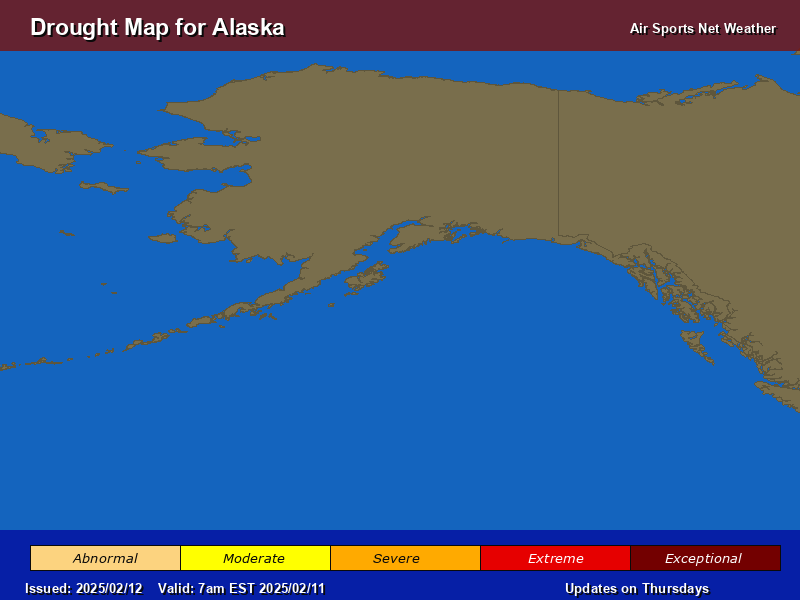 Alaska Drought Map