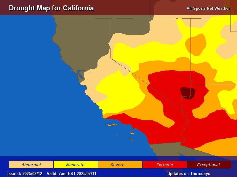 California Drought Map