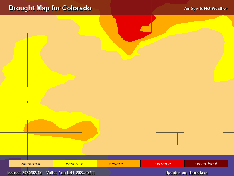 Colorado Drought Map