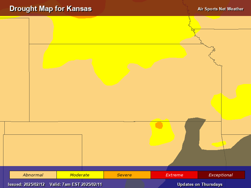 Kansas Drought Map