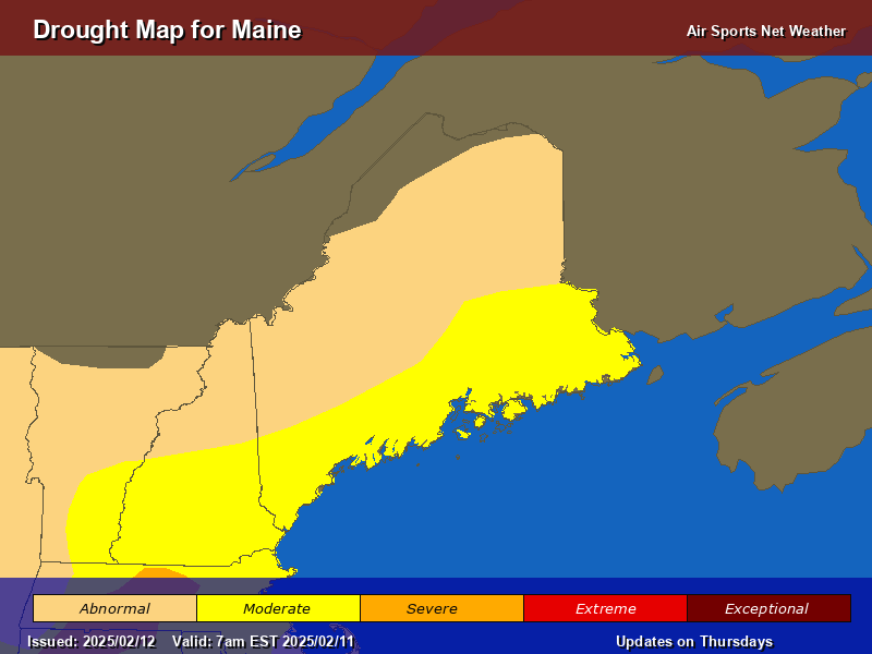 Maine Drought Map