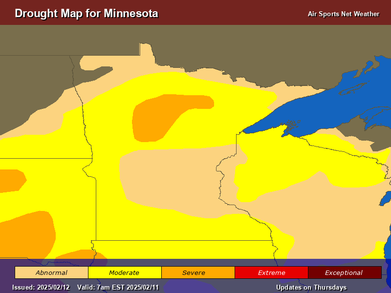 Minnesota Drought Map