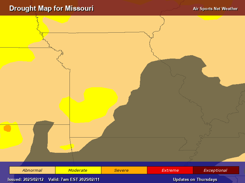 Missouri Drought Map