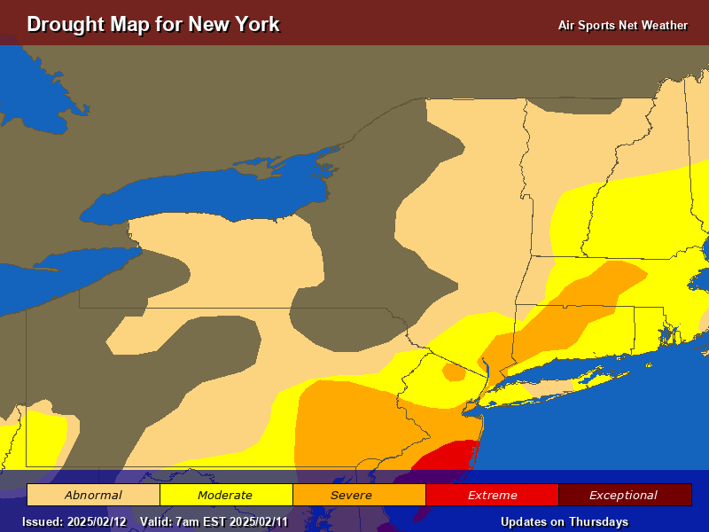 New York Drought Map