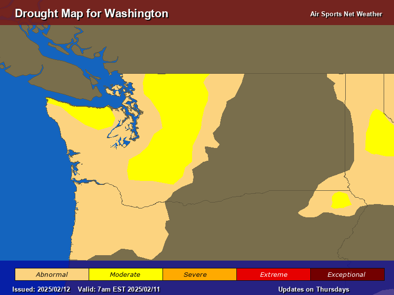 Washington Drought Map