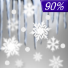 90% chance of freezing rain, snow, & sleet Wednesday Night