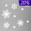 20% chance of snow & sleet on Saturday