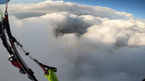 Cloud Surfing on a Paramotor