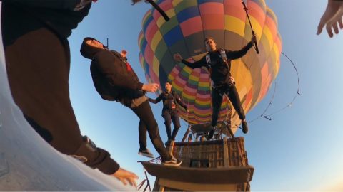 hot air balloon skydive