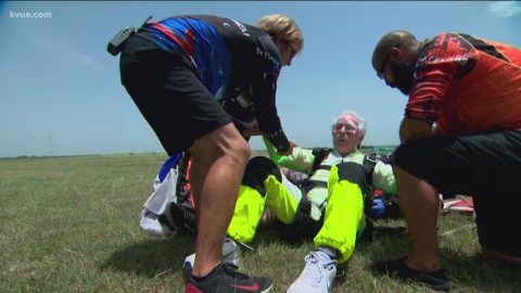 103 Year Old Skydiver Sets World Record