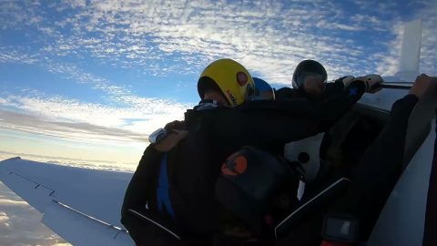 Airplane Stalls as Skydiver Exits